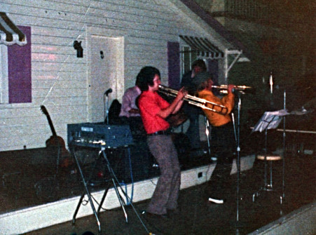 Myself on trombone