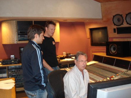 mixing in LA with Matt Dusk and Terry Sawchuck & the famous Al Schmitt