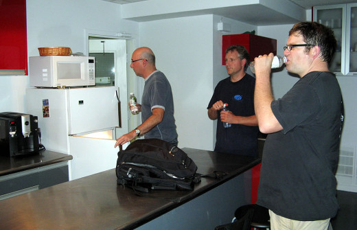 Ted Quinlan, Mike Downes and Ted Warren